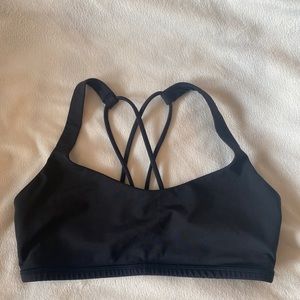 Lululemon - Black Free To Be Bra - Size 6 A/B Cups